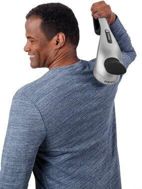 NEW Homedics Cordless Back Massager Neck Shoulders Percussion Massager with Rec
